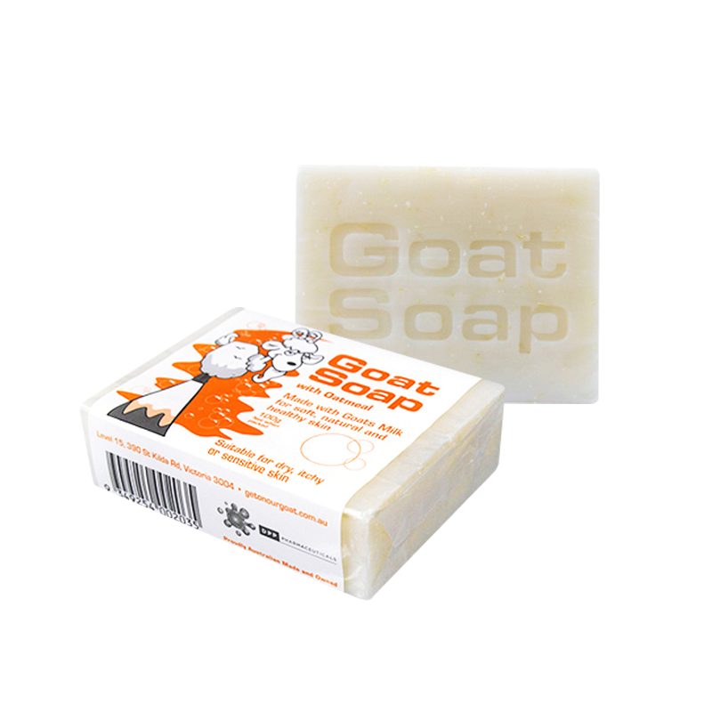 澳洲Goat Soap山羊奶皂婴儿手工皂 蜂蜜坚果椰子油燕麦味洁面皂*4